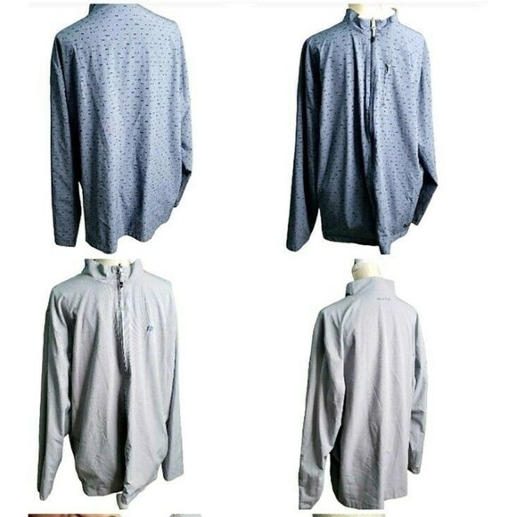 Travis Mathew Golf Jacket Fully Reversible Windbreaker LightweightMen's XXL